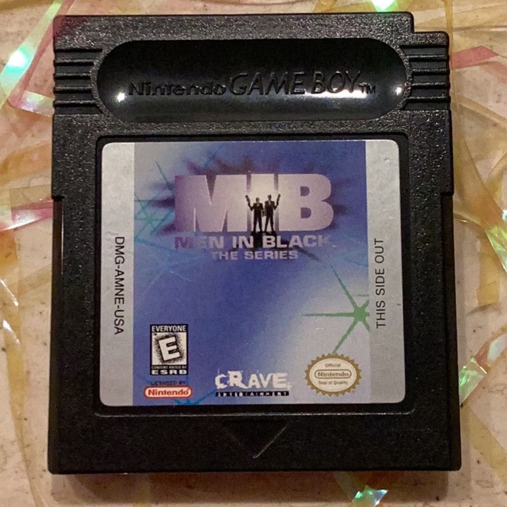 MIB Men In Black The Series Nintendo Game Boy Game GameBoy Authentic Tested